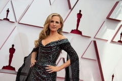 Marlee Matlin arrives on the red carpet of The 93rd Oscars® at Union Station in Los Angeles, CA on Sunday, April 25, 2021.