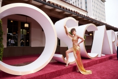 Oscar® nominee Andra Day arrives on the red carpet of The 93rd Oscars® at Union Station in Los Angeles, CA on Sunday, April 25, 2021.