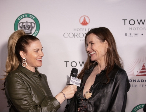 Amber Claire interviews Geena Davis at the Coronado Film Festival 2022