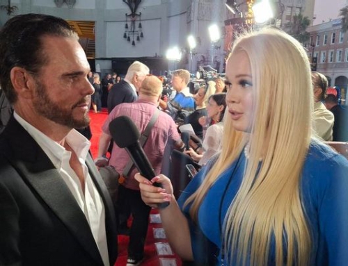 Alyssa Leonard  Host Red Carpet Interviews World Premiere REAGAN Movie